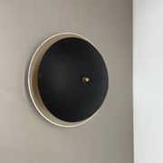 unique round metal Gino Sarfatti Style Ceiling Wall Light Flushmount Italy 1950s