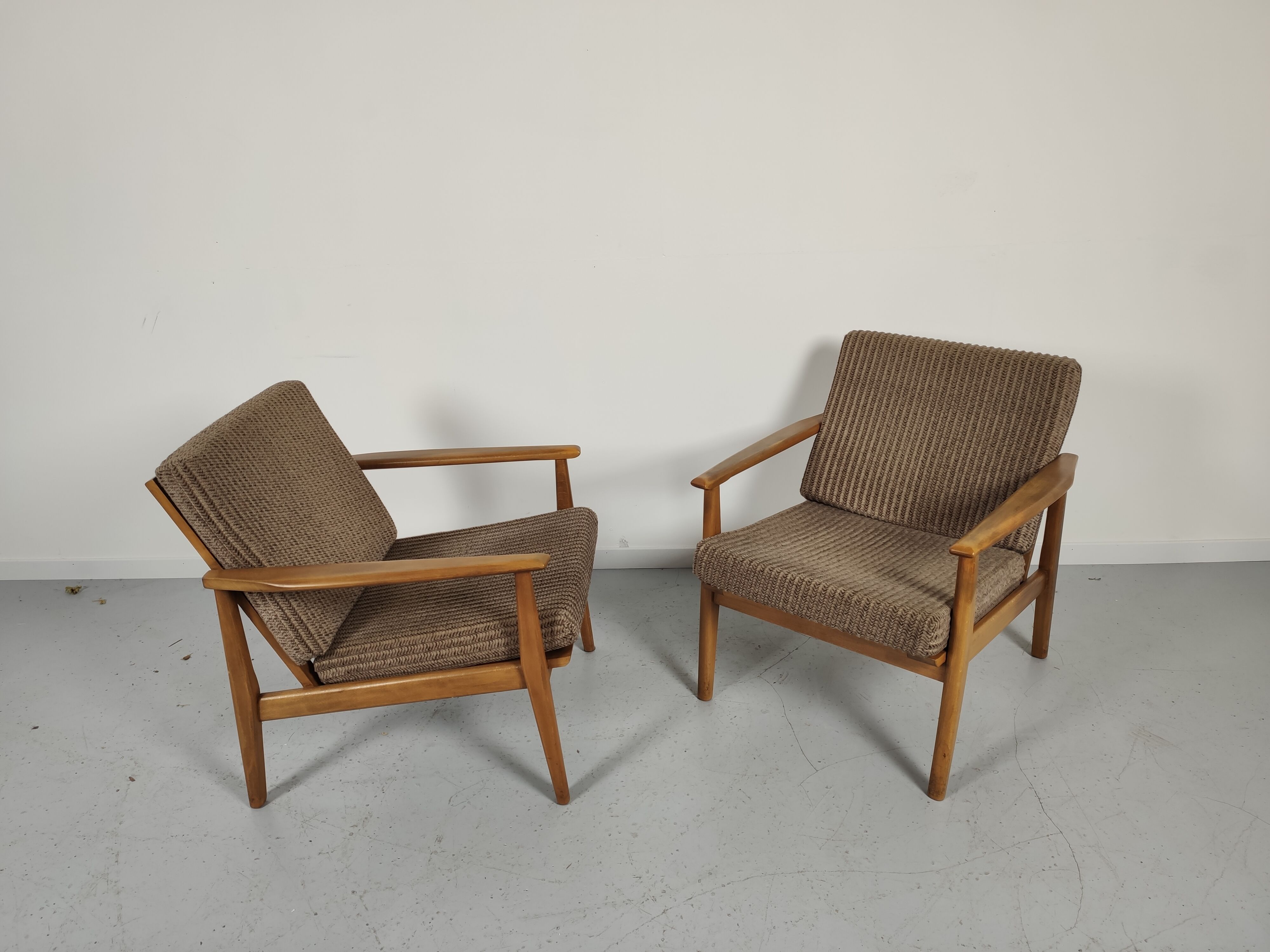 Pair of vintage Scandinavian armchairs