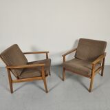Pair of vintage Scandinavian armchairs