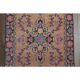 1970s Vintage Turkish Oushak Handmade Wool Cotton Pink Runner Rug 103x302
