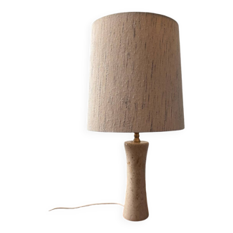 Lampe vintage en travertin