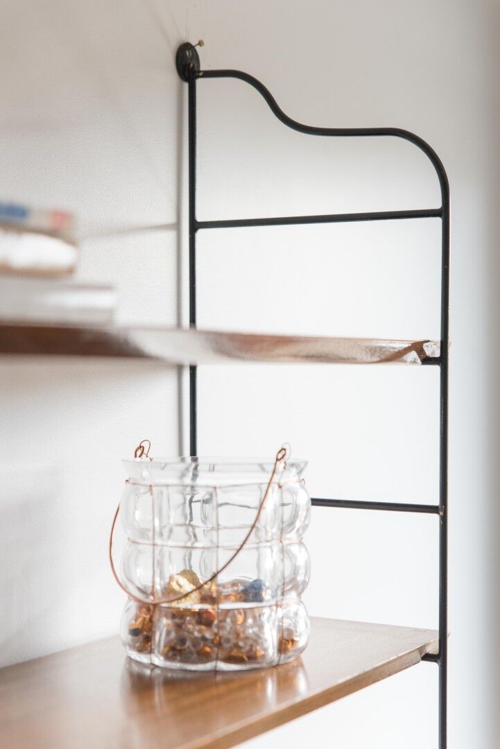 Shelf wood and metal