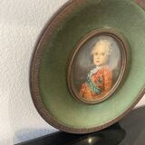Miniature portrait of Louis dauphin on ivory