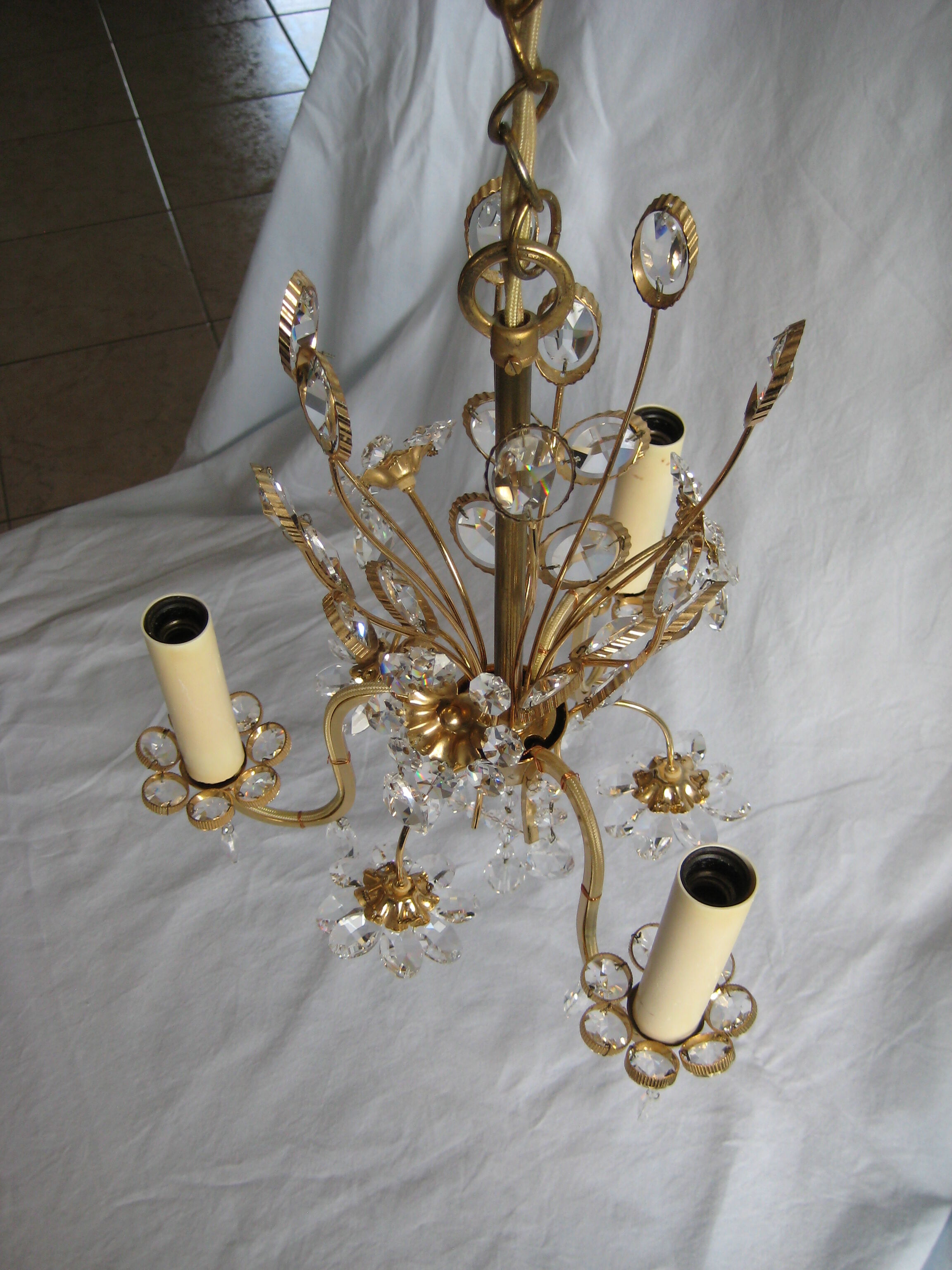 Chandelier with tassels