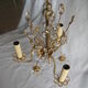 Chandelier with tassels