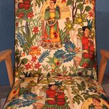 Paire de fauteuils scandinaves "frida kahlo" 1960