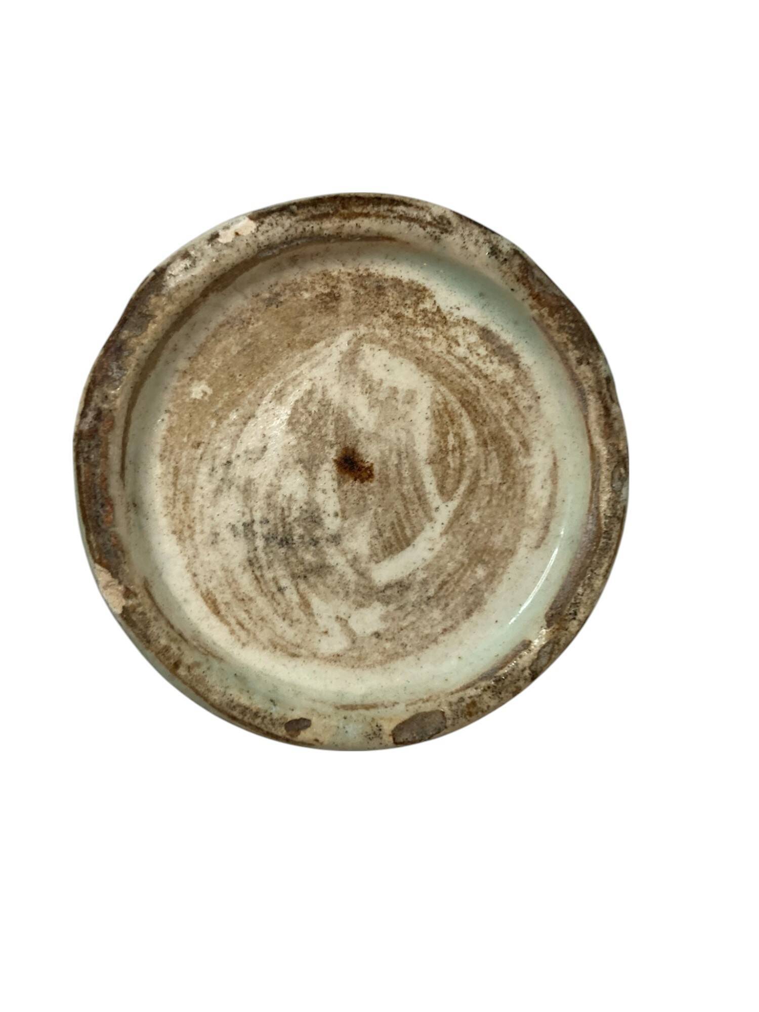 Iznik, glass goblet in polychrome faience Turkey 19th century