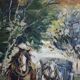 Corsican horses - Oil on canvas - Tony Cardella (1898 - 1976).