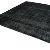 Tapis oriental surteint noué à la main 290 cm x 405 cm en laine noire