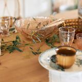 Set of 5 camel coffee cups "Arum"