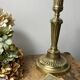 Antique brass candle holder