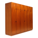 Large vintage mid century modern XL wardrobe in teak, 1960s