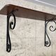 Wall shelf oak chic country spirit