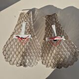 Pair of Murano glass wall lights