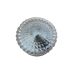 Small round wall lamp ceiling light transparent glass vintage fixture