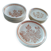 Lot de 19 assiettes en grés