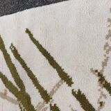 Curly wool design rug
