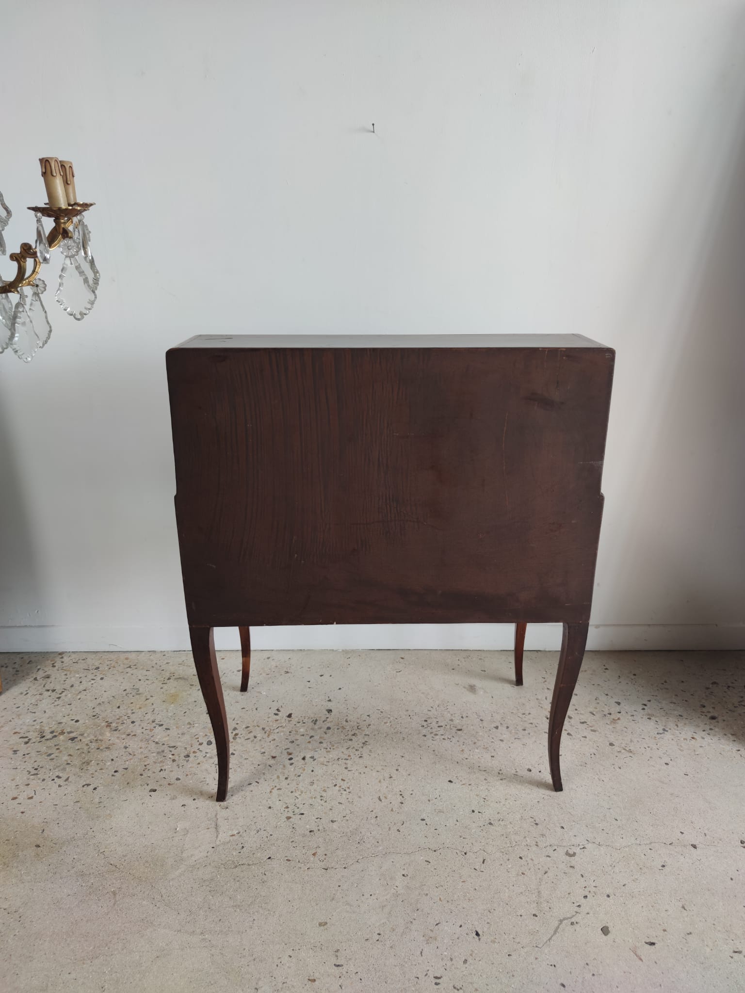 Bureau de pente en bois naturel