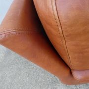 Fauteuil cuir DUVIVIER vintage loft