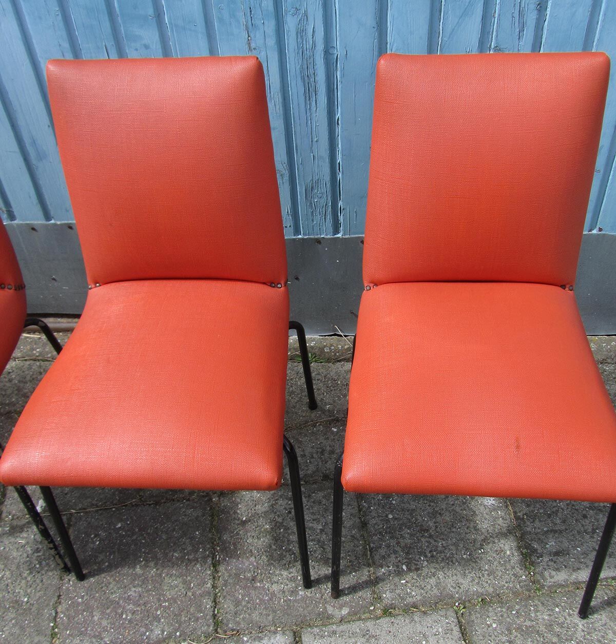 Set of 4 chairs by Pierre Guariche for Meurop 1960