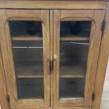 Pine window, hanging shelf