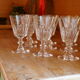 Set of 9 crystal wine glasses from Saint-Louis - Caton model