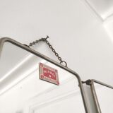 Mirror barber triptych patterns flowers 51x21cm