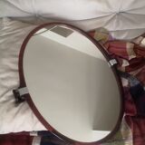 Oval swivel wall mirror design Allibert, 1970