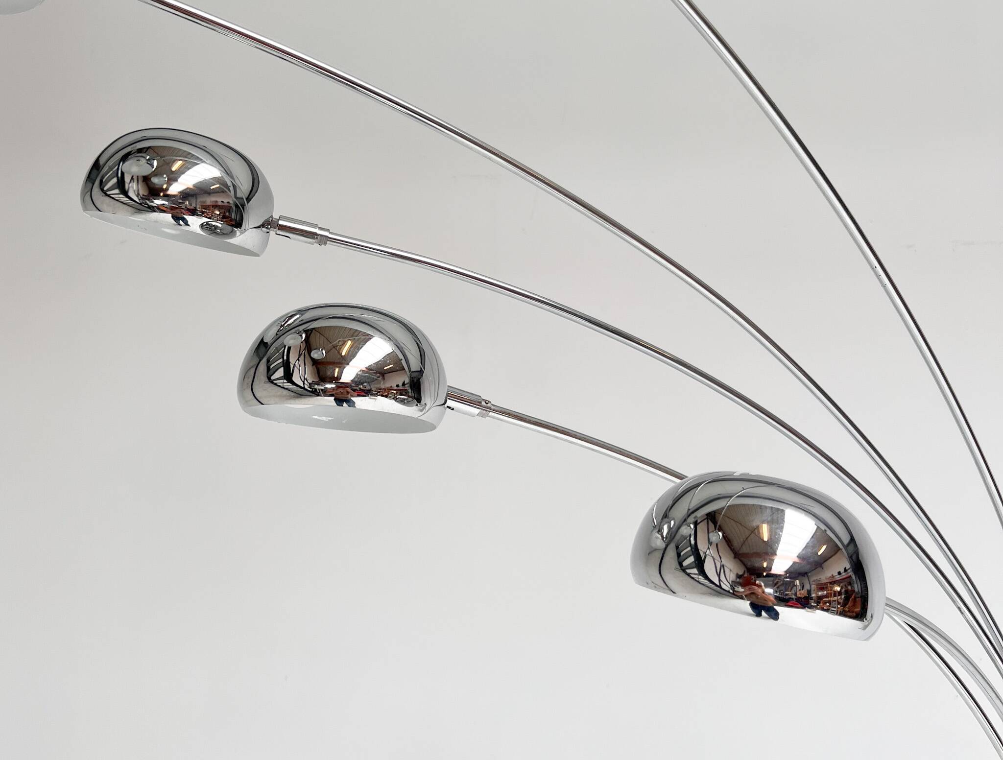 XL arc lamp by WOFI Leuchten from the 1970s