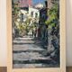 Southern alley, oil on canvas signed