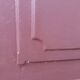 Old exterior entrance door solid H225xW86cm solid wood