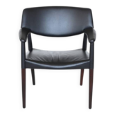 E. Larsen & A. Bender Madsen armchair in rosewood Willy Beck Denmark 1949