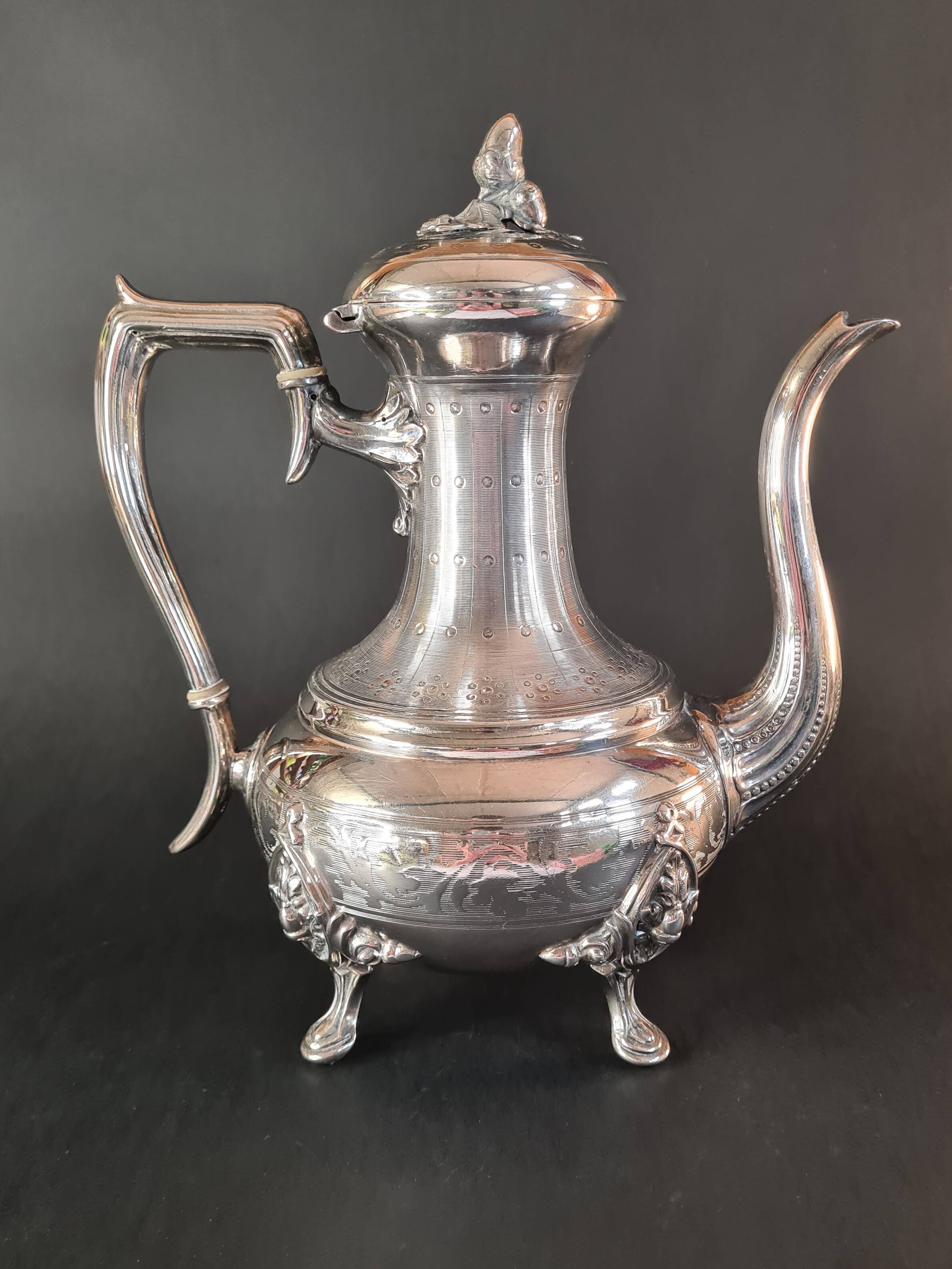 Antique silver-plated pitcher – Louis XVI style