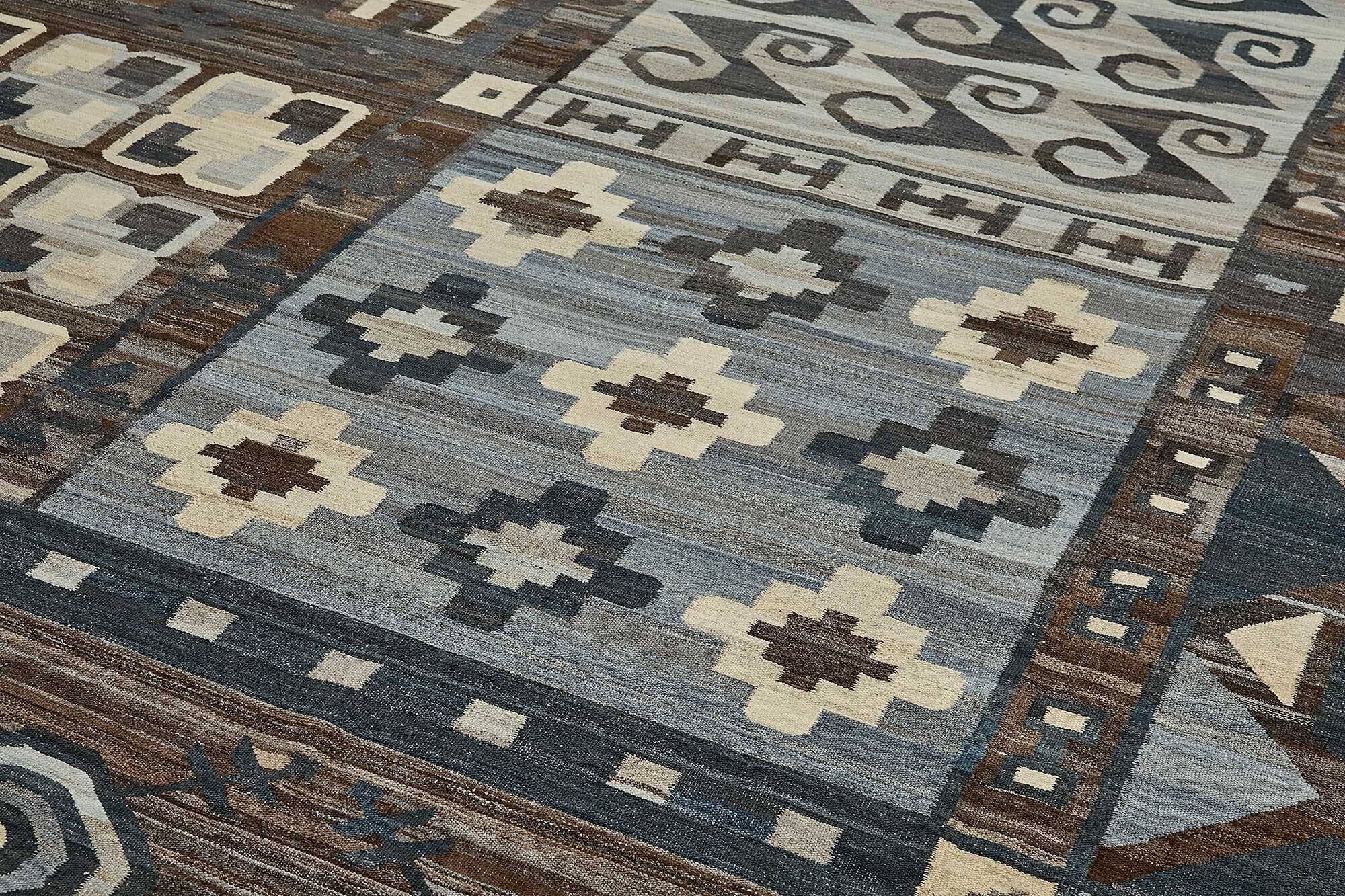 Contemporary Tribal Decorative Kilim 313 cm x 428 cm