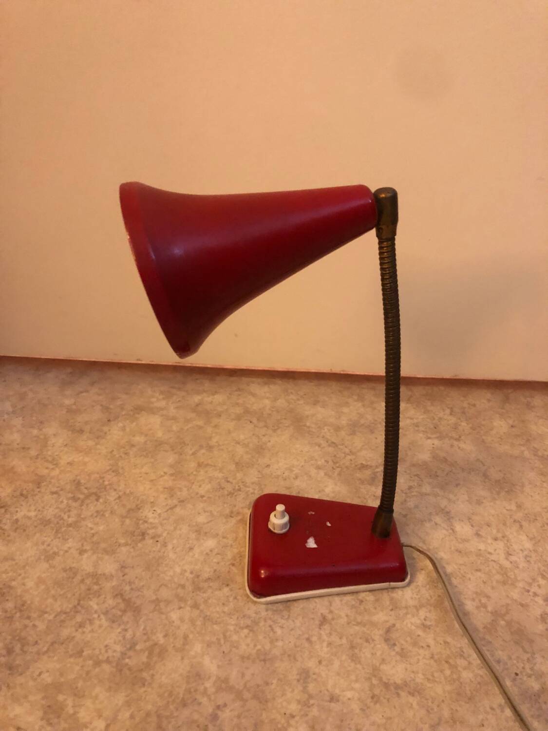 Orange 60s lamp
