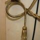 Vintage Twisted Wall Light Three Branches with Pendants