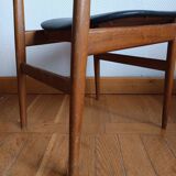 Five vintage Scandinavian chairs 1970