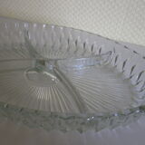 Vintage serving dish with aperitif, appetizers with its 2 serving accessories, original box