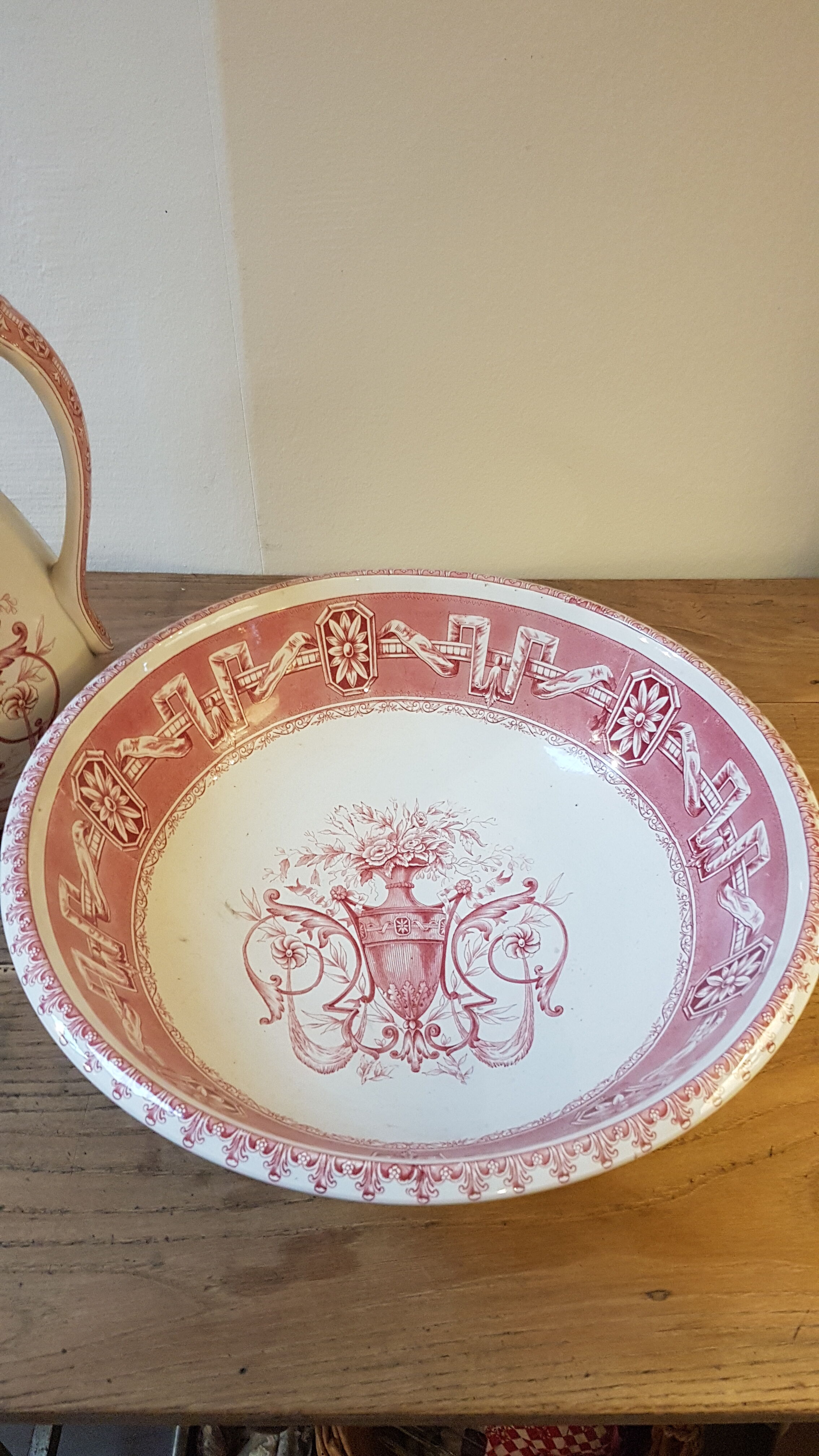 Pitcher and its basin