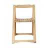 Vintage light wood folding chair