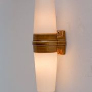 Vintage porcelain bathroom light by Sigvard Bernadotte for Ifö, 1960