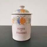 Herbe de Provence earthenware spice pot