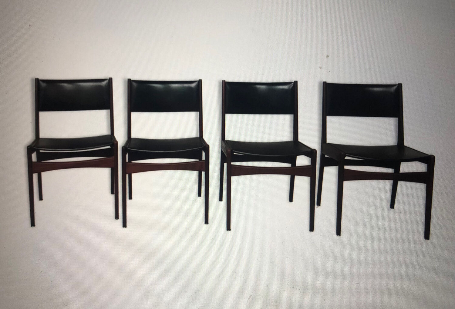 Scandinavian chairs Rosewood Frem Rojle 60s