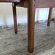 Table en bois et marbre avec rallonges
