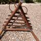 Large vintage bamboo plant stand