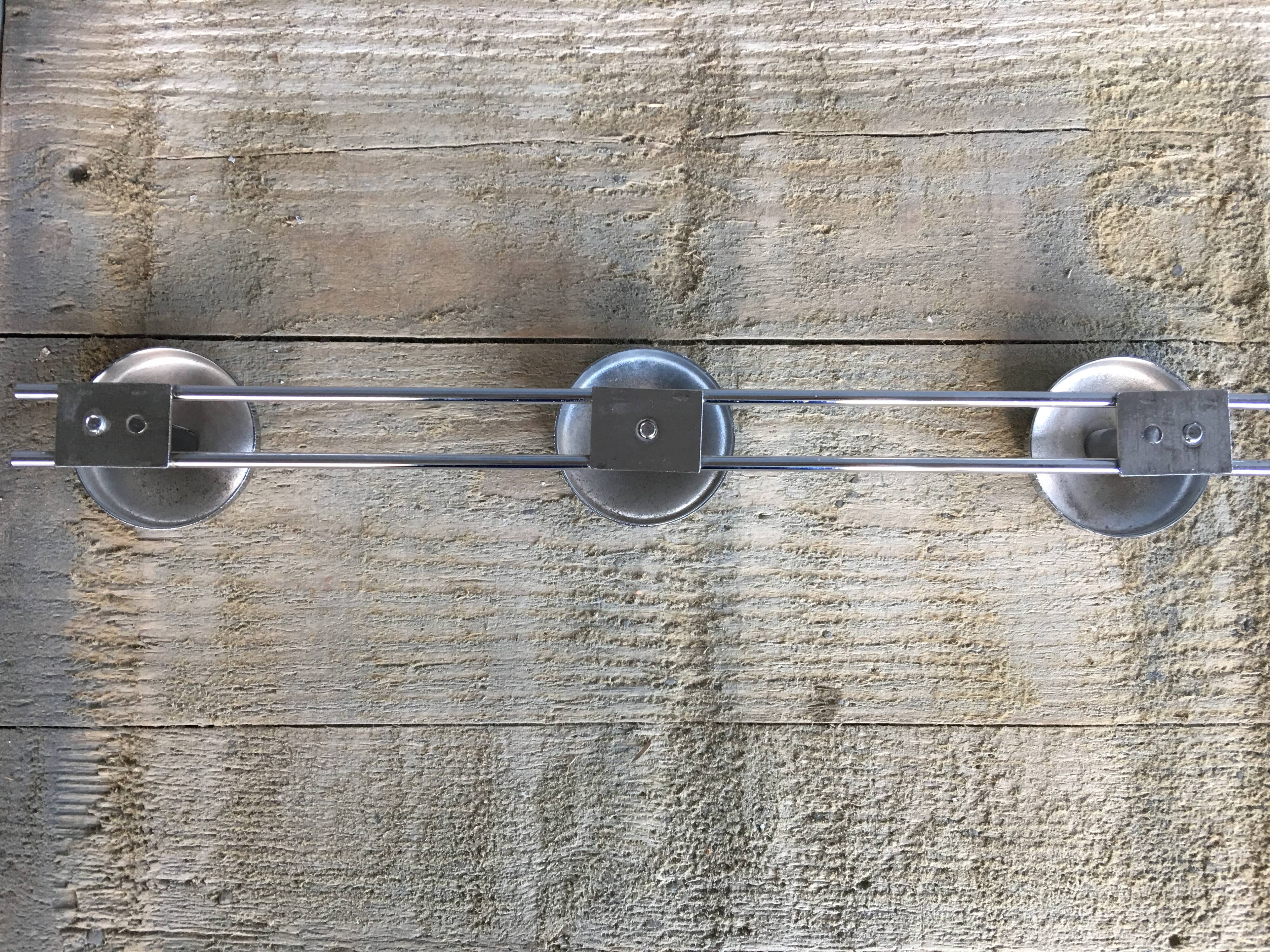 Porte manteau metal chromé 1960-70
