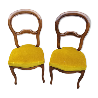 2 victorian style chairs