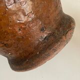 Farm pitcher late 19th in terracotta folk arts XXXL