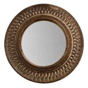 Miroir en grès bouchardé
