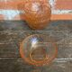 6 vintage pink moulded glass bowls arcoroc rosaline